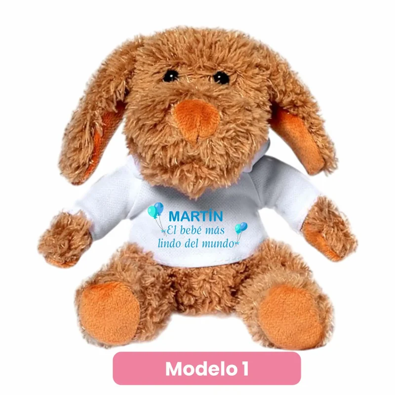 peluche perro personalizado modelo 1