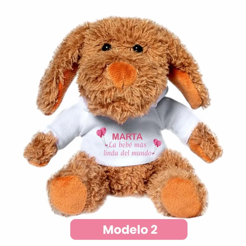 peluche perro personalizado modelo 2