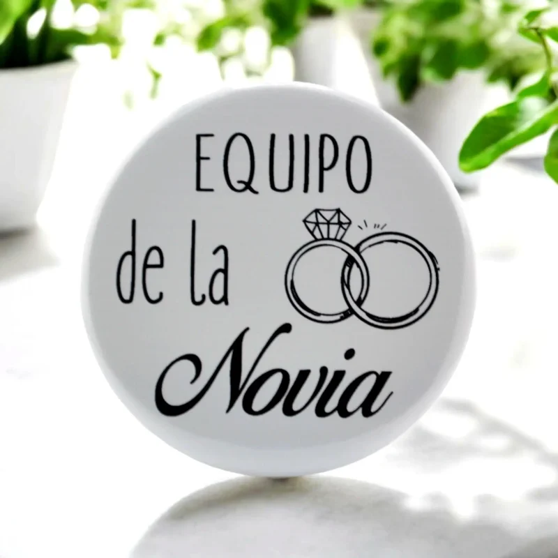 chapa equipo de la novia