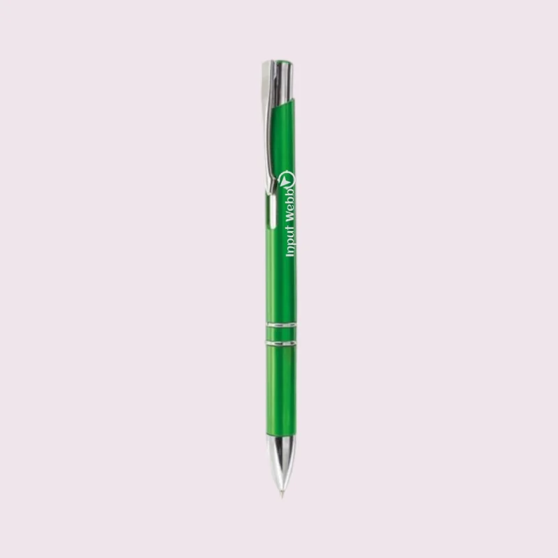 boligrafo metalico personalizado verde