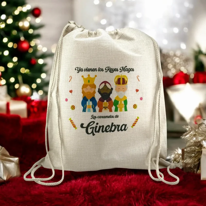 mochila cuerdas personalizada