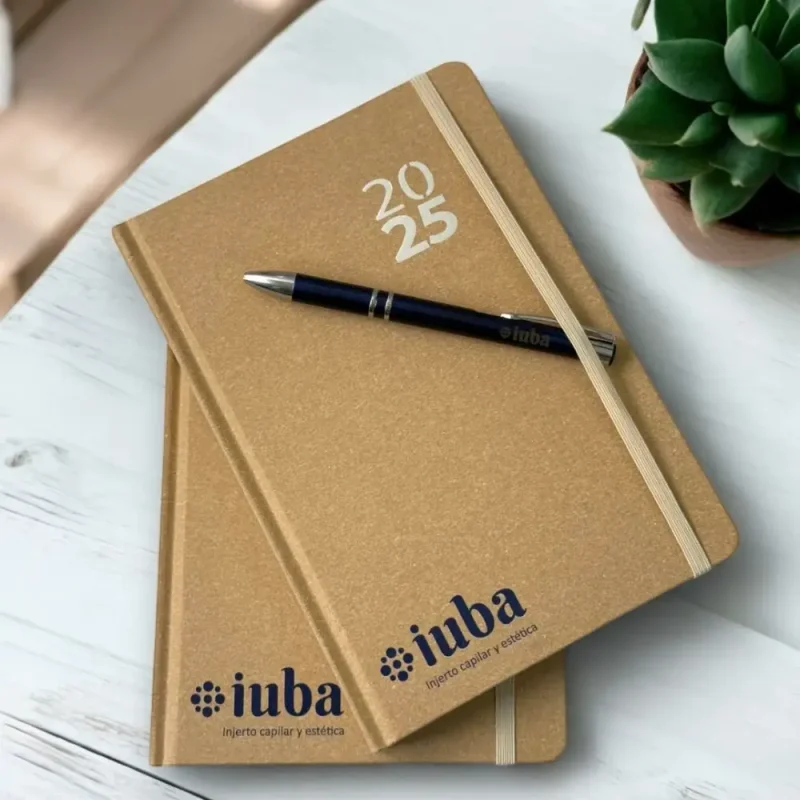 agenda personalizada boligrafo