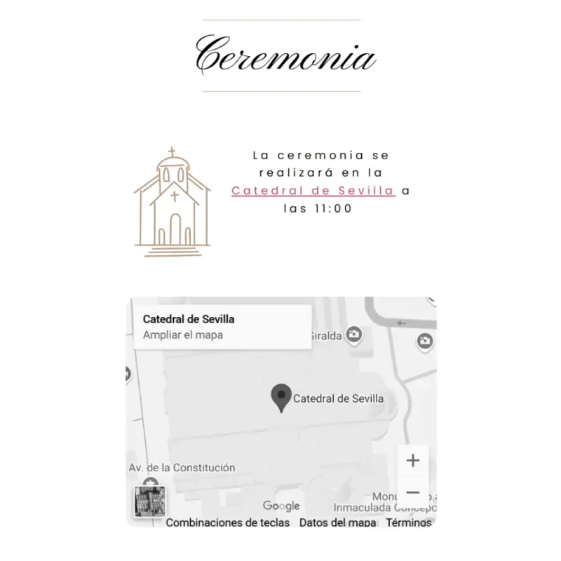 invitacion digital comunion ceremonia